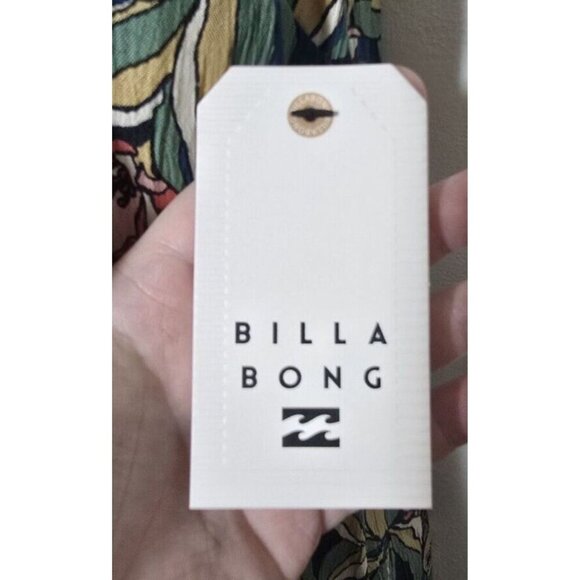 Billabong Mini Sundress XS Floral Coastal Pockets Boho Tropical Bloomcore Flowy - Picture 9 of 16